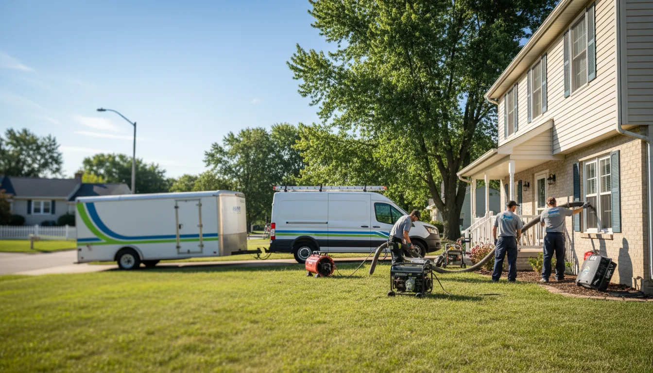 Flooded Basement Restoration And Cleanup With Repair in Minster, OH near me